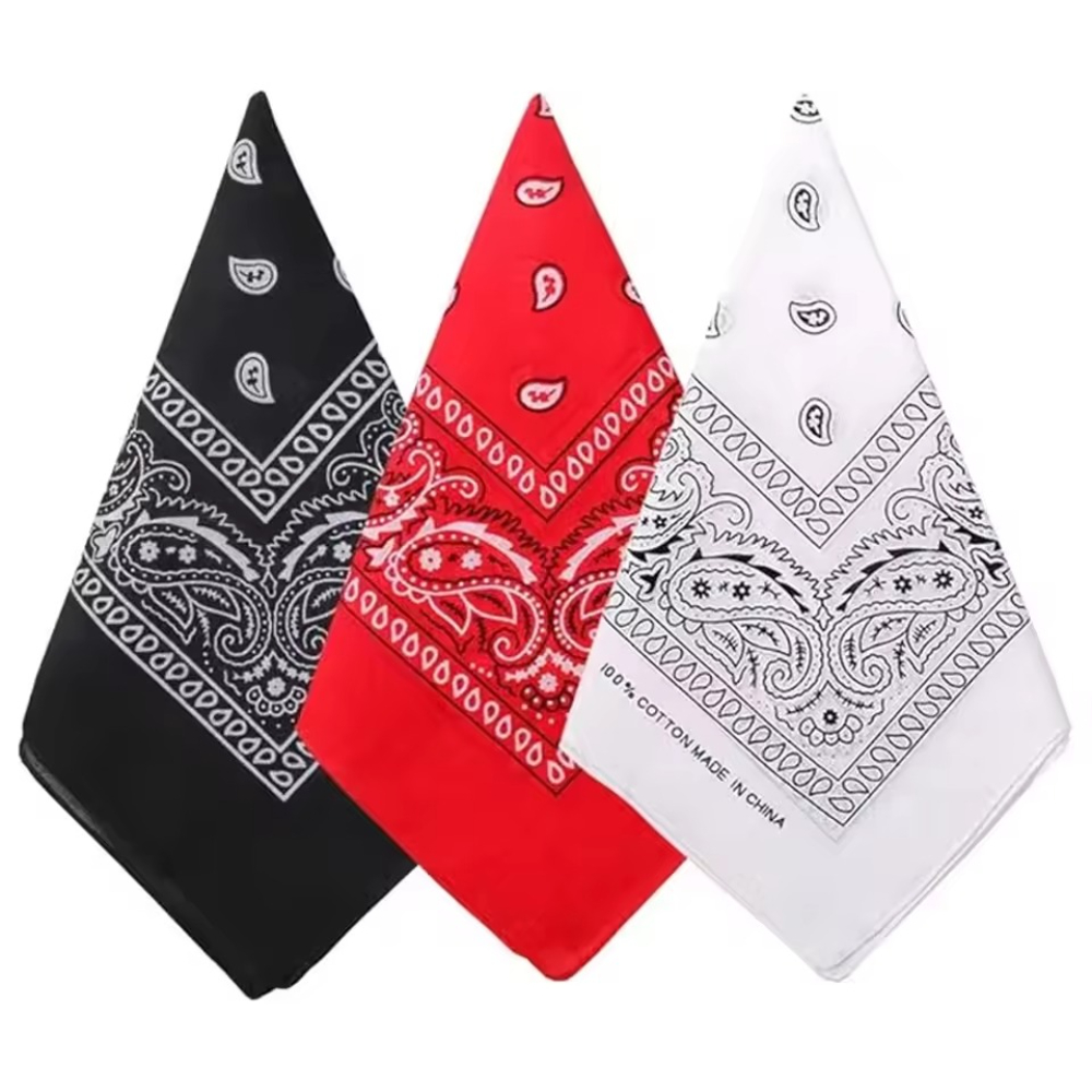 Face Scarf Mask - Pañuelo Hip Hop Cowboy Paisley, pañuelo