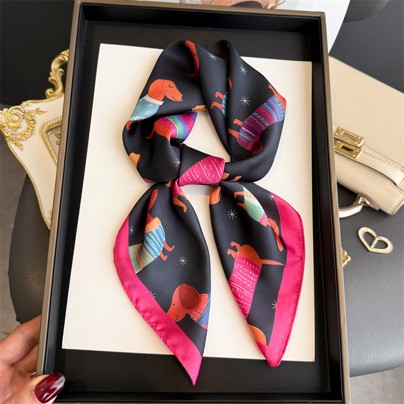 Scarf Silk Square - Pañuelo de Moda con Estampado de