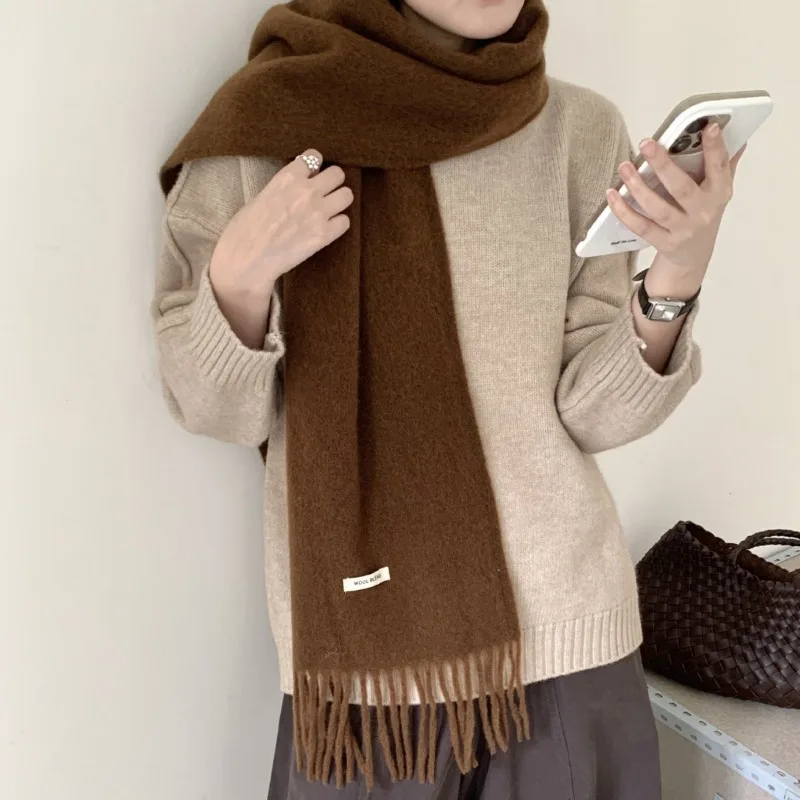 Bufanda elegante de estilo cor - Muffler Men Wool reseña y precio