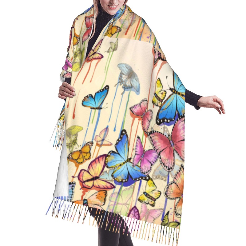Bufanda de Cachemira Retro con - Woven Scarf Blanket reseña y precio