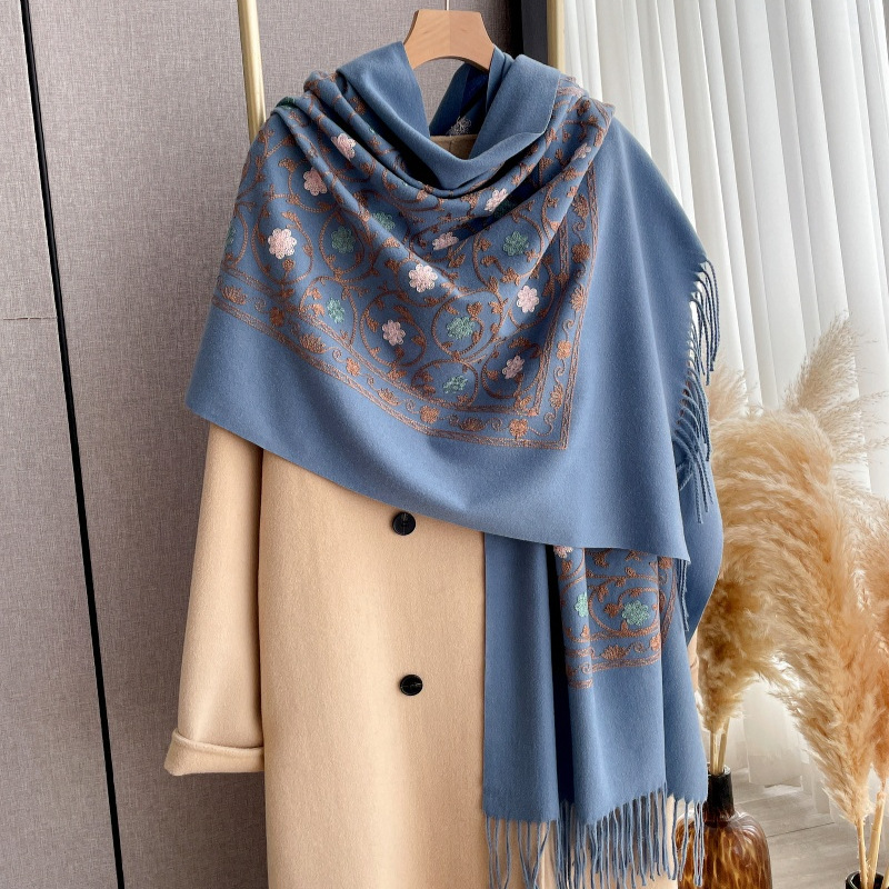 2025 nuevo bordado Bufanda de  - Woven Scarf Blanket reseña y precio
