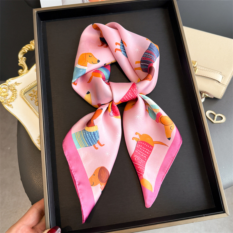 Pañuelo de Moda con Estampado  - Scarf Silk Square reseña y precio