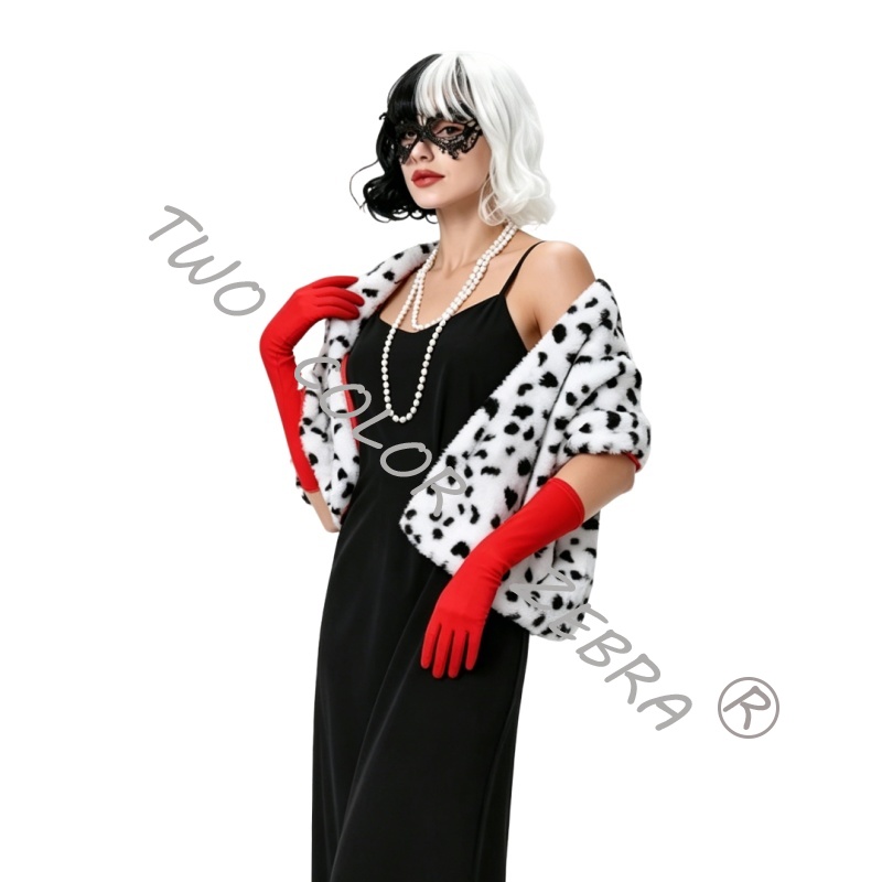 Disfraz de Cruella Deville, ca - Face Scarf Mask reseña y precio