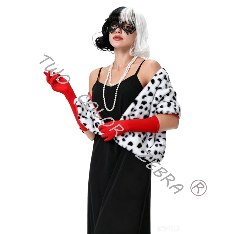 Disfraz de Cruella Deville, ca - Face Scarf Mask reseña y precio