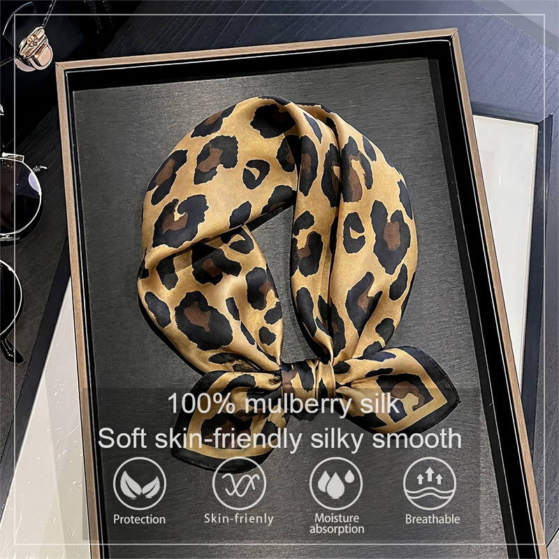 Pañuelo Cuadrado 100% Seda con - Face Scarf Mask reseña y precio